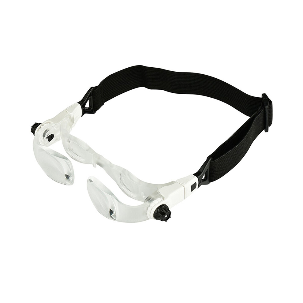 New Headband 4.0X Bracket TV Glasses Magnifier Loupe Goggles Magnifying Glass