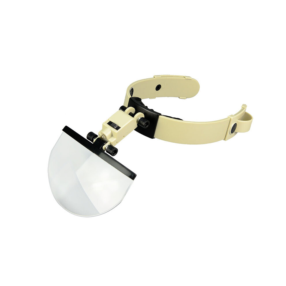 New MG81003 1.2X 3.8X 4.5X 5.5X LED Hands Free Magnifier Helmet Magnifying Glass Loupe with Lamp 4 Lens for Watch Jewelry Repair Reading