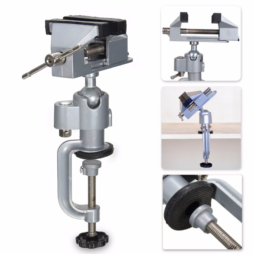 New Vise Workbench Swivel 360 Rotating Clamp Table Top Deluxe Craft Repair Diy Tool 623414359573