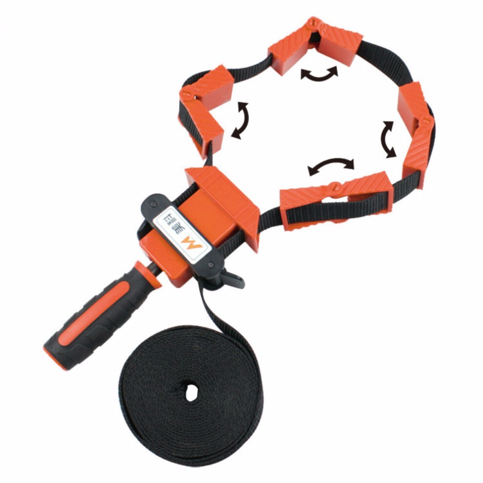New Mytec Multifunction Belt Clamping Tools Woodworking Quick Adjustable Band Clamp Polygonal Clip 90 Degrees 623414359337