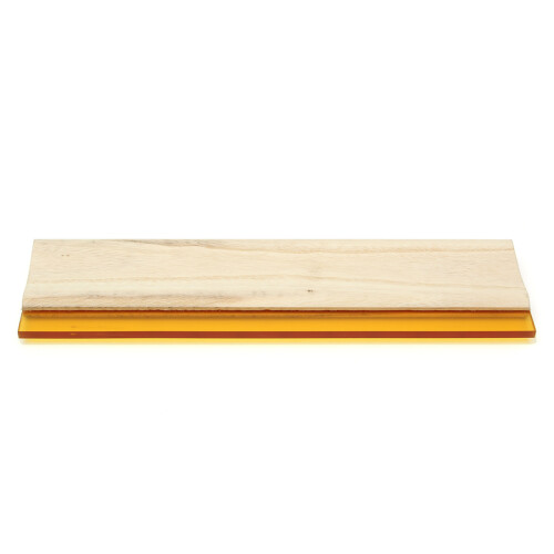 New 15.7inch 40cm Silk Screen Printing Squeegee Durometer Urethane Ink Scraper Blade 1
