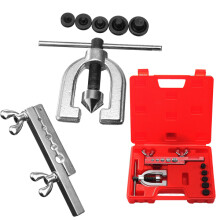 New CT-2032C Ratchet Eccentric Cone Reamers Double Flare Brake Line Flaring Hand Tool Set Kit With Case
