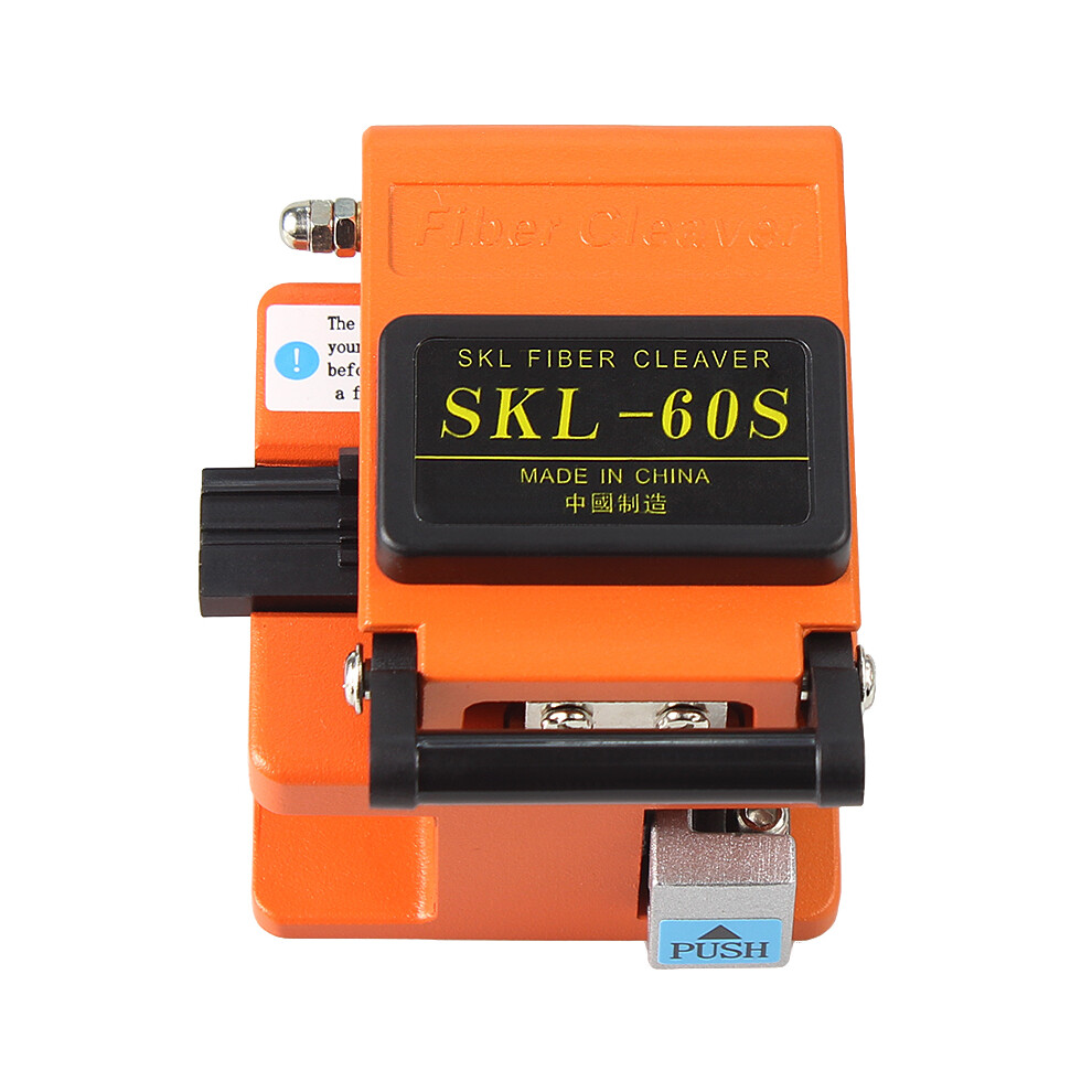 New Raitool Skl-60S Optical Fiber Cutter Cutter Ftth High Precision Fiber Cleaver Orange With Bag 623414360630