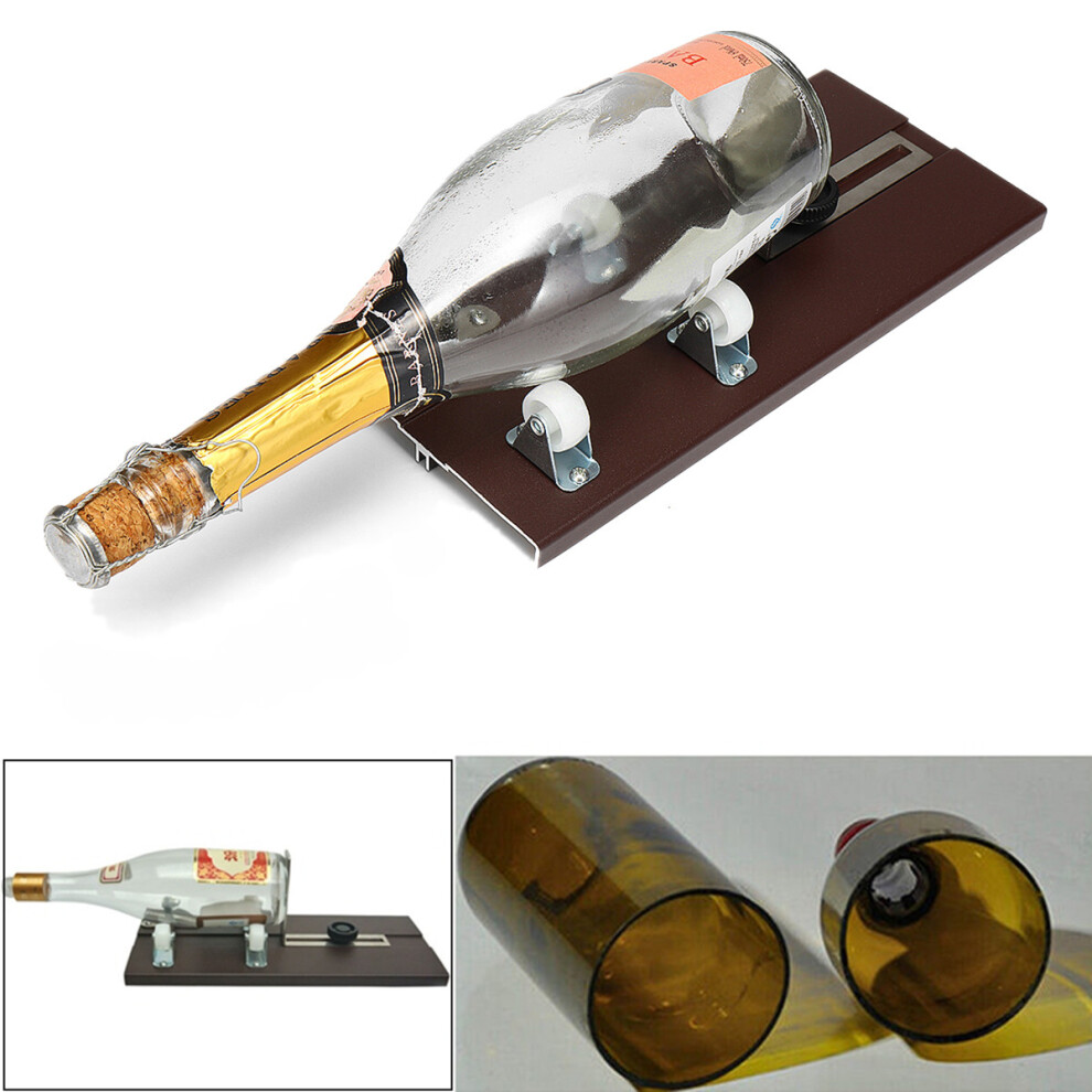 New Glass Beer Wine Bottle Jar Cutter Scoring Machine Diy Recycle Cutting Tool Kit 623414360647
