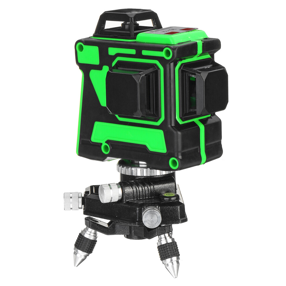 New 12 Lines Green 3D Laser Level Auto 360 Degree Waterproof Self-Leveling Measure 729601516696