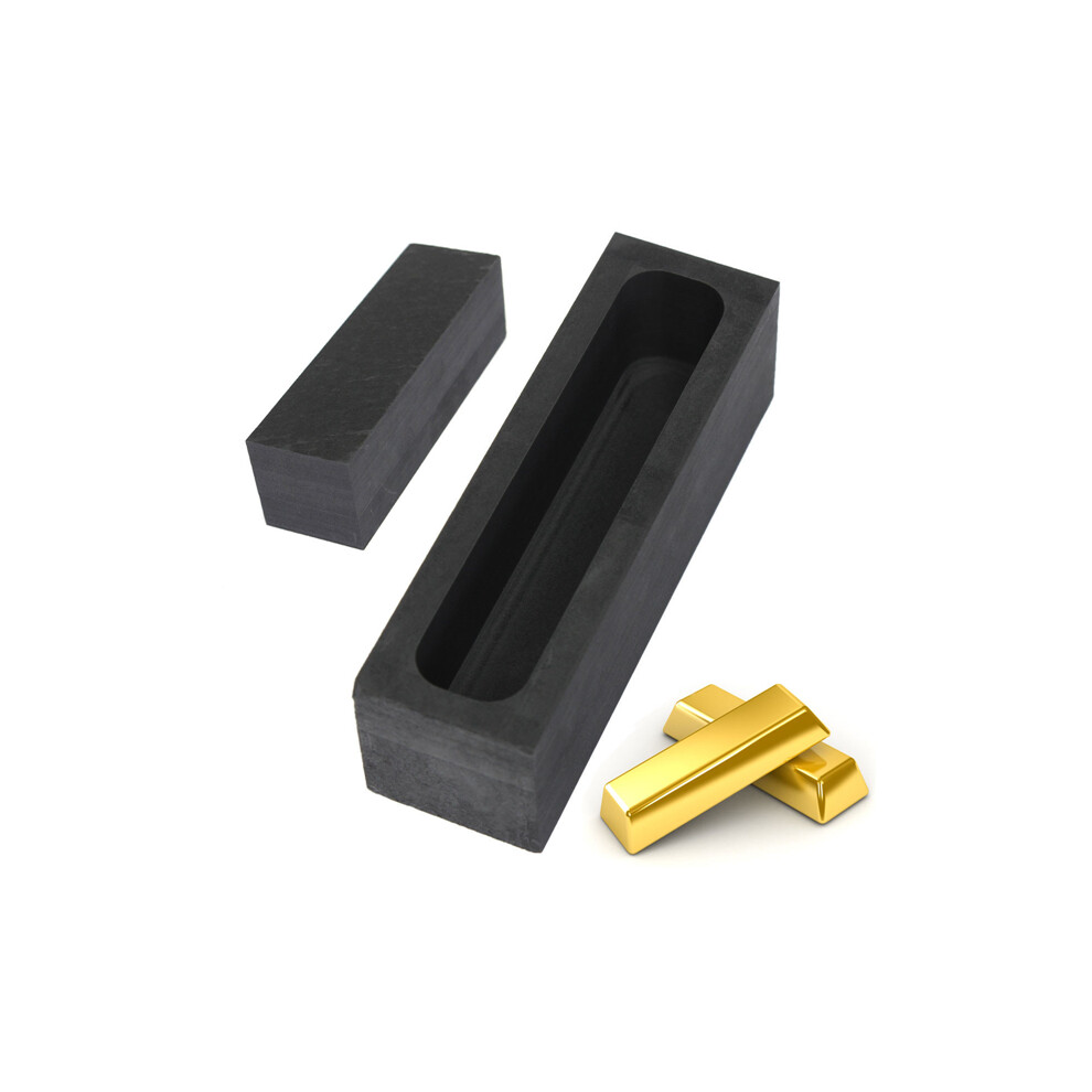 New Graphite Crucible Ingot Bar Combo Mold For Gold Melting Casting 623414390095