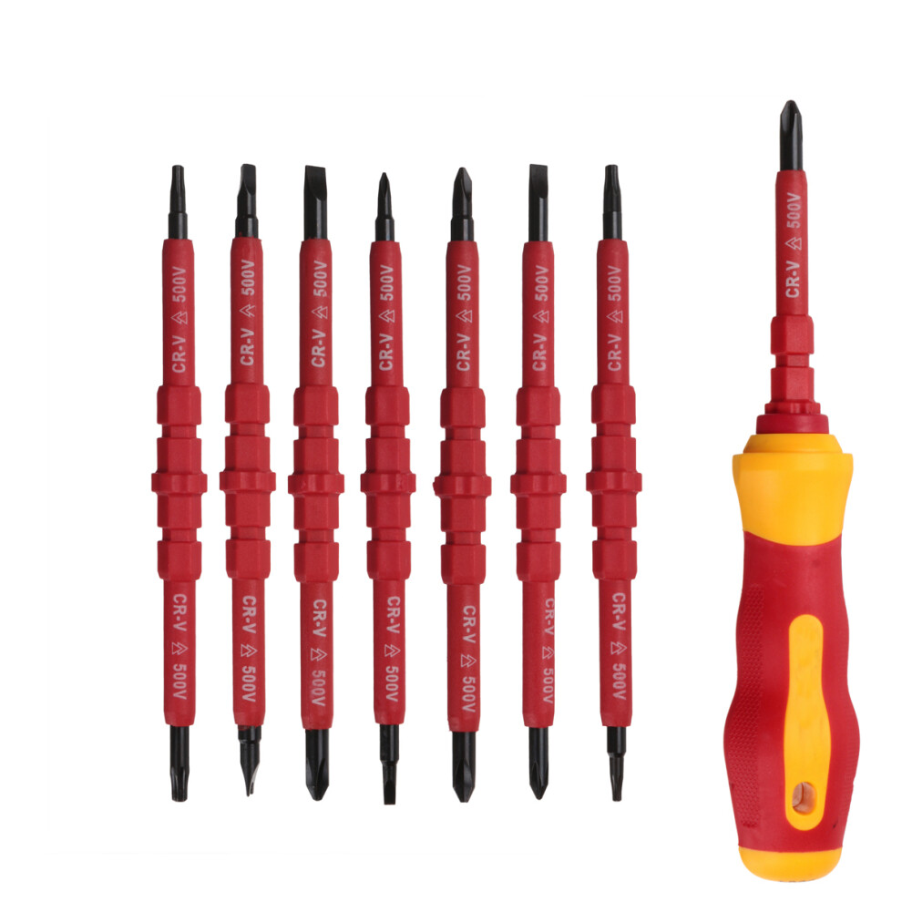 New Raitool Ht01 7Pcs Electronic Insulated Hand Screwdriver Tools Accessory Set 623414371957