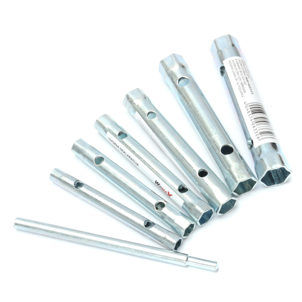 New 6Pcs Tubular Box Spanner Tube Spanner Wrench Metric Socket Set 6Mm-17Mm 623414375948