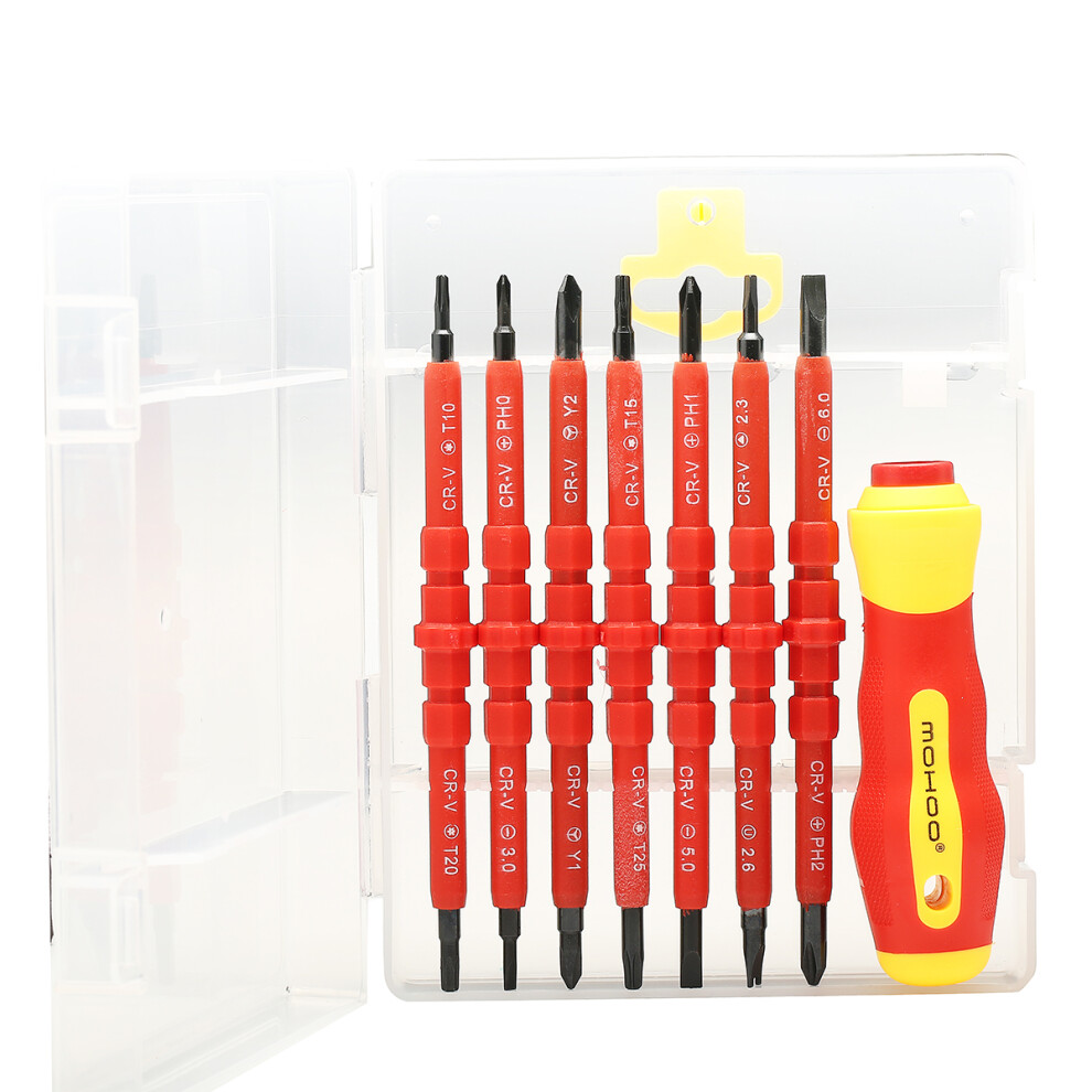 New Mohoo 7Pcs Electronic Insulated Hand Screwdriver Tools Accessory Set 623414371438