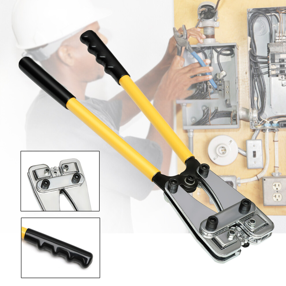 New Hy-0650 6-50Mm Wire Terminal Crimper Plier Tool Cable Lug Crimping Plier Connector 623414370394