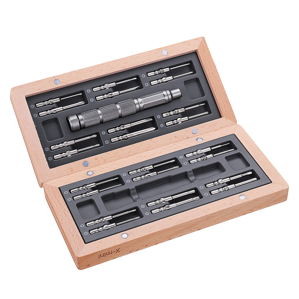 New ATuMan X-mini 24 In 1 Multi-purpose Precision Screwdriver Set Repair Tool with Magnetic Storage
