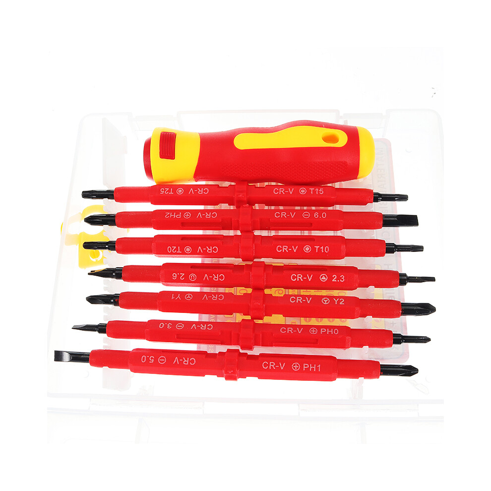 New 7Pcs 1000V Electronic Insulated Screwdriver Set Repair Tools 623414371452