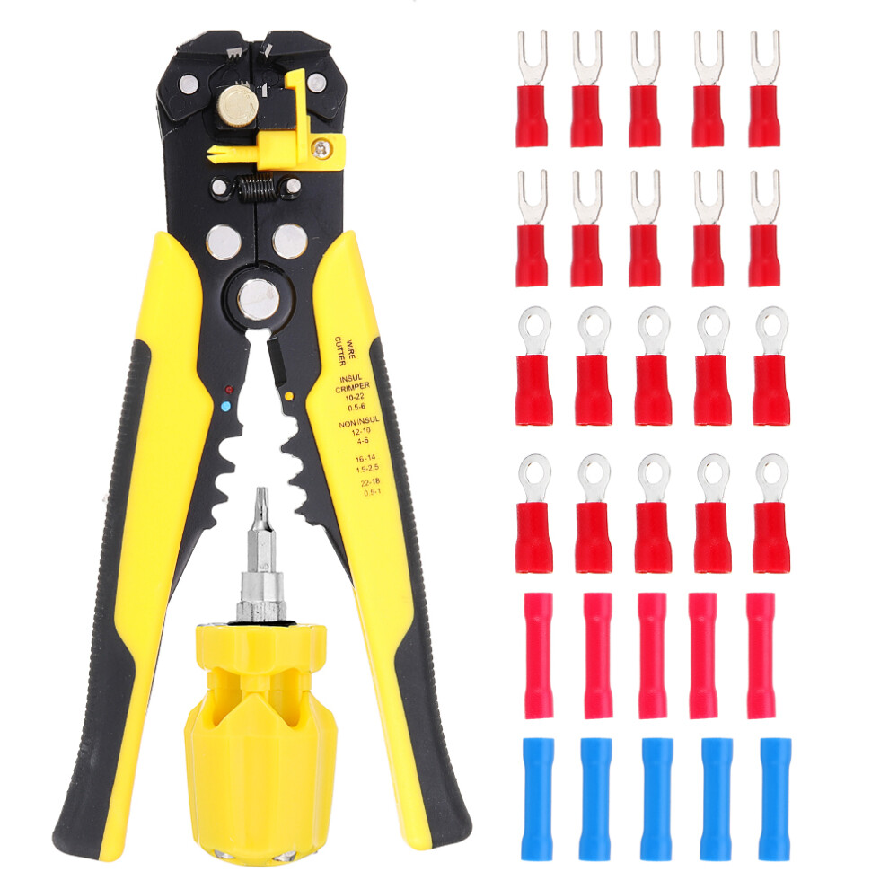 New Automatic Adjusting Wire Stripper Multifunctional Stripping Tools Crimping Plier Terminal 0.2-6.0Mm 24-10Awg 623414369299