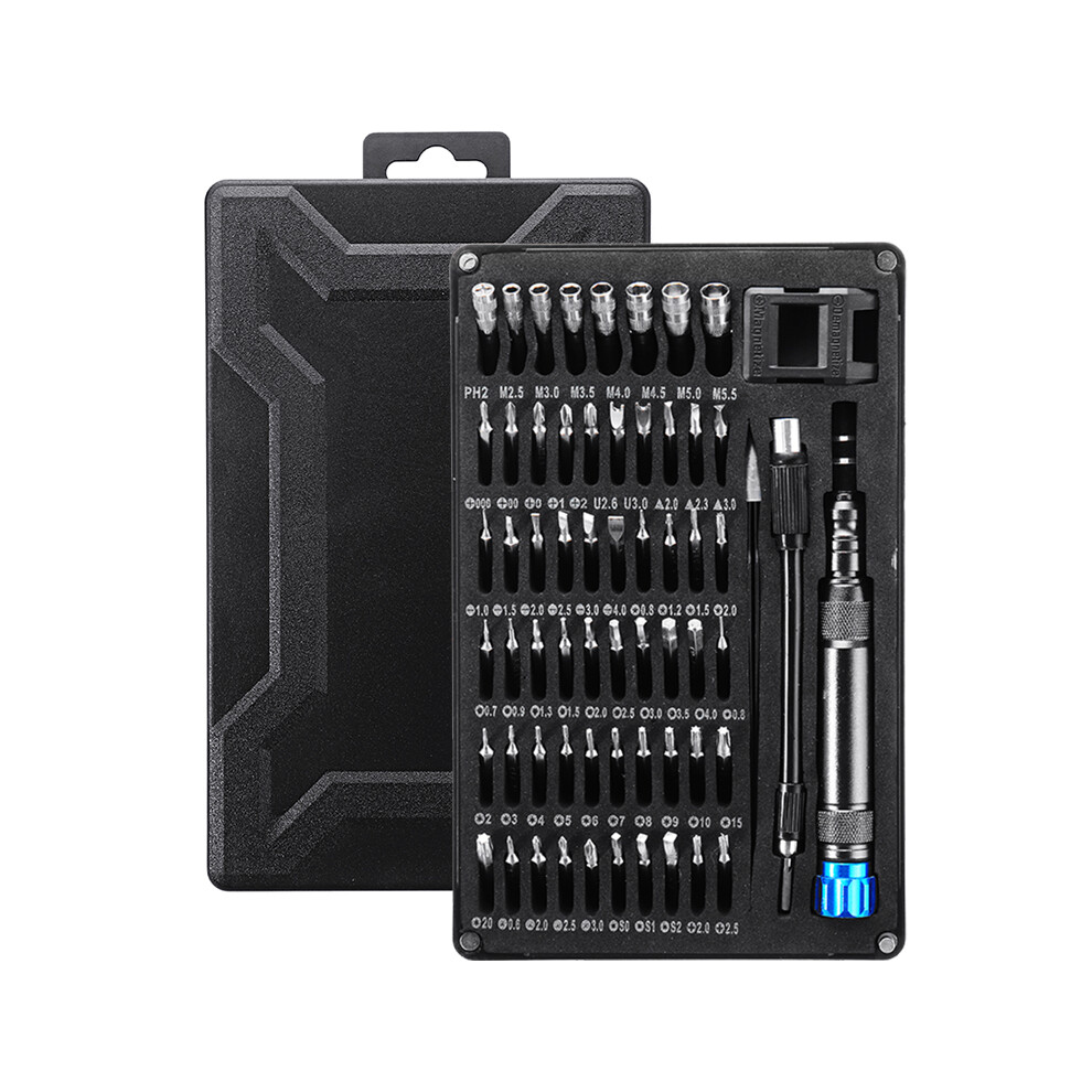 New 64-In-1 Precision Screwdriver Magnetic Screw Driver Multi-Function Watch Phone Disassembly Electronics Repair Pry Tool Set 623414372244