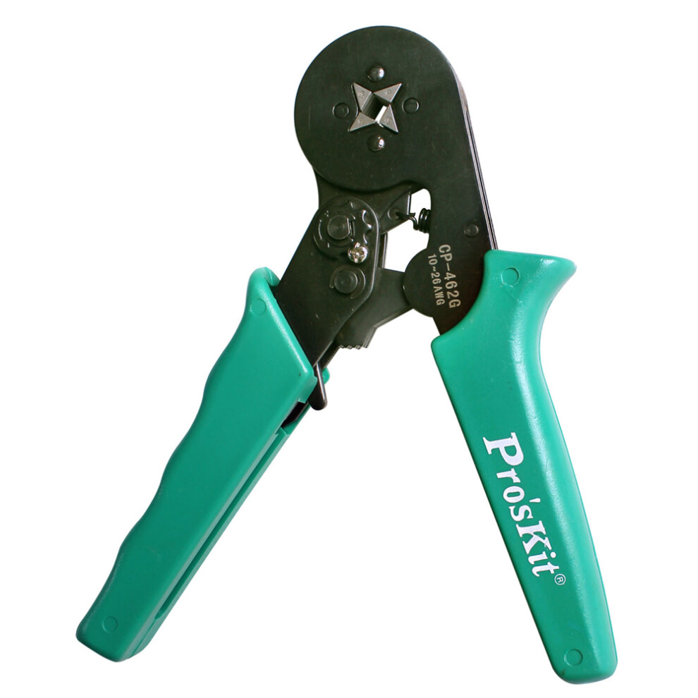 New Pro'skit Cp-462G Adjustable Wire Crimpers Wire Ferrule Crimp Tool-Square Crimping Pliers Practical Line Pressing Tool 623414370486