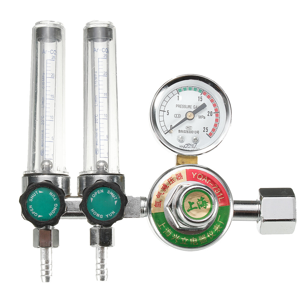 New Dual Backpurge 2.5 Mpa Mig Flow Meter Ar/Co2 Gas Argon Welding Weld Regulator 729601510922