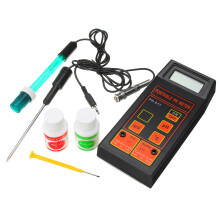 New Wattson Portable PH-8414 PH ORP Temperature Meter 3 in 1 with Battery and PH Buffer Powder