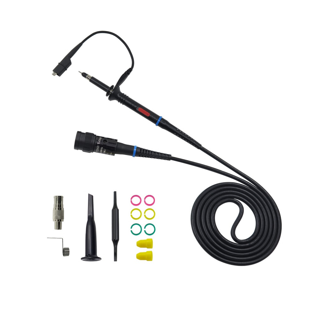 New Cleqee High Quality 1Pcs P2200 Dc-200Mhz Oscilloscope Probe For Tektronix Hp X1/X10 P2200 Bnc Test Lead Kit 729601513183