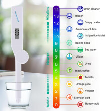 New Digital PH Meter Folding with 0-14 PH Measurement Range for Household Drinking, Pool and Aquarium Fruits and Vegetables
