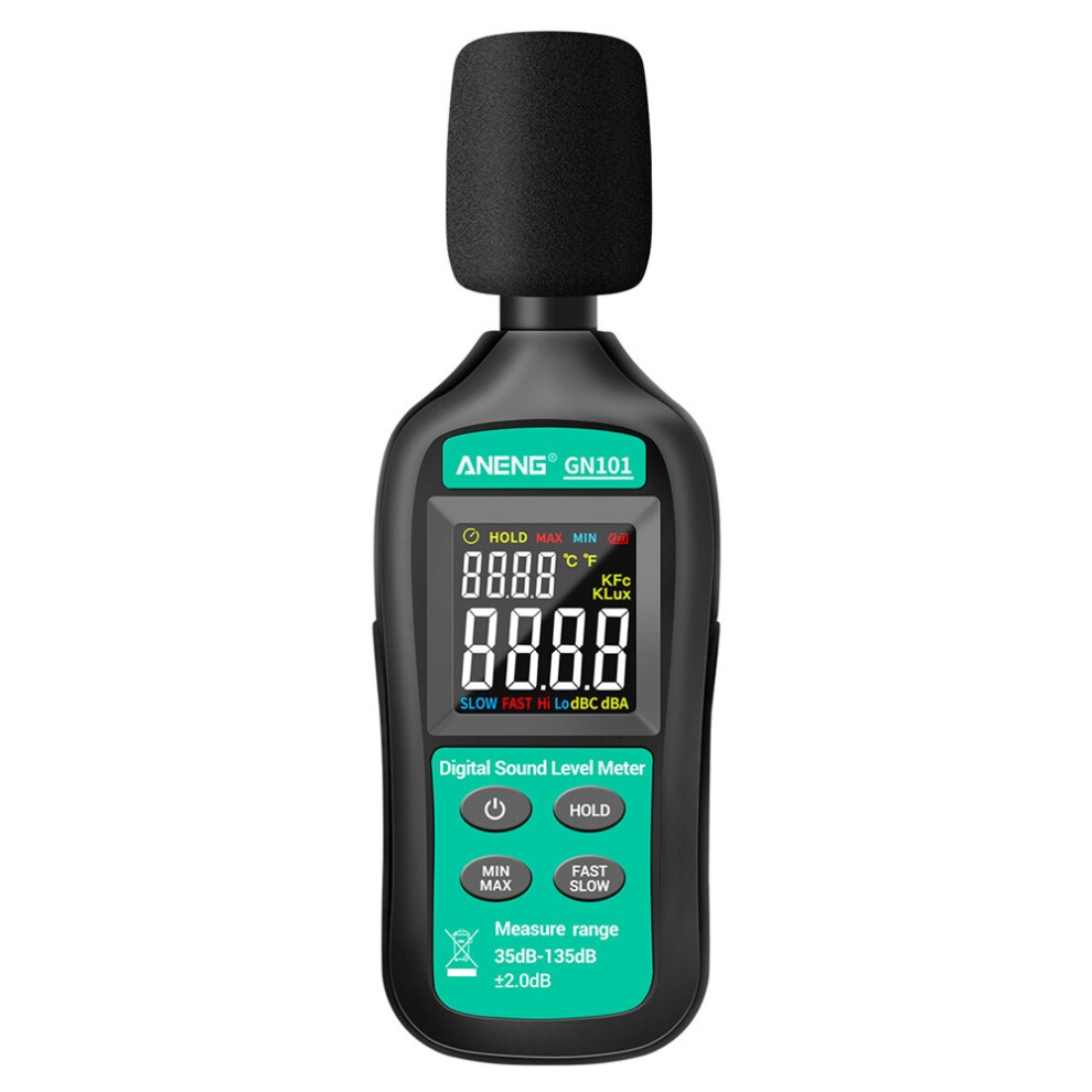 New Aneng Gn101 Digital Noise Meter Measurement 35-135Db Intelligent Sound Level Meter Decibel Monitor Logger Diagnostic-Tool 729601522550