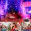 USB Rotating Projector Starry Nursery Night Light Star Sky Projection LED Light Xmas Gift 3