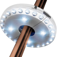 Patio Umbrella Light Battery Powered Led Umbrella Pole Light with 3 Brightness Modes Cordless 28 LED Lights for Patio Umbrellas Camping