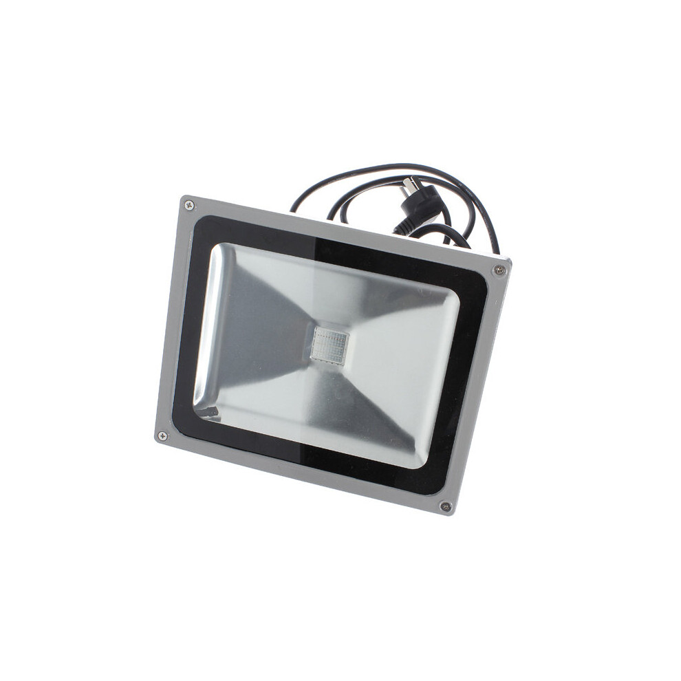 30W 2700-3000LM Waterproof RGB Color RC LED Flood Light 85-265V