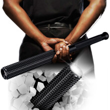 SHENYU 450-Lumen Baseball Bat LED Flashlight | 3-Mode Tactical Nightstick, IPX6, Aluminum Alloy