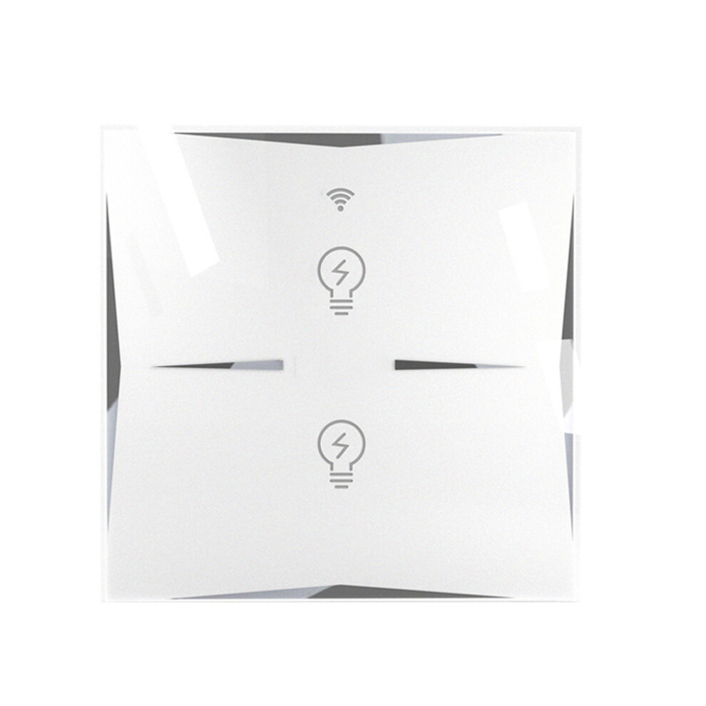 Moeshouse Wifi Smart Eu Type 2 Way Touch Light Switch Work With Amazon Alexa Google Home Ac100-240V 6906138560130