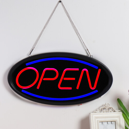 OPEN LED Neon Sign Bar Shop Display Studio Window Hanging Light Visual Artworks LED Board 2