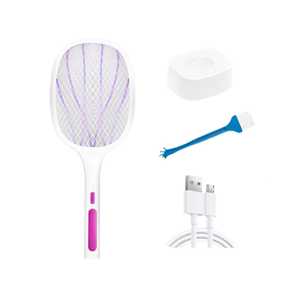 6 LED Handheld Electric Killing Fly Bug Trap LED Lamp UV Light USB Rechargeable