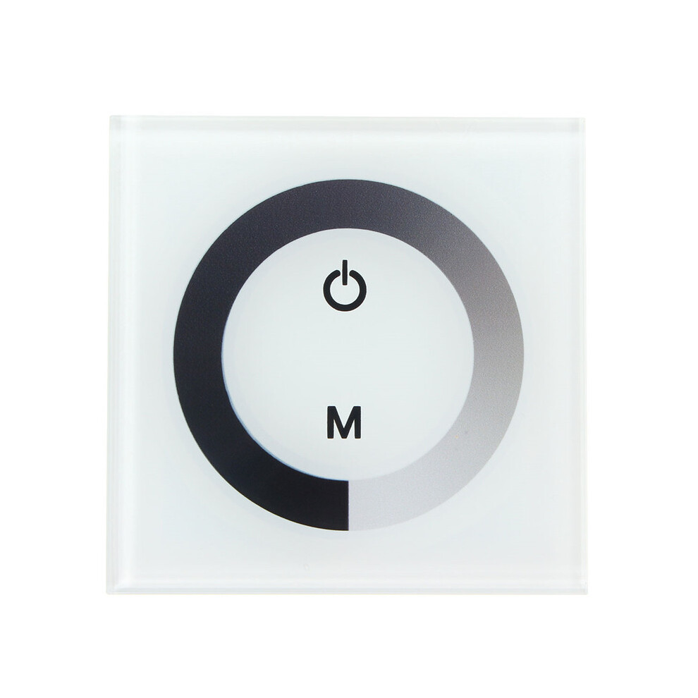 Single Color Touch Panel Dimmer Wall Switch Controller For Led Light Strip Dc12-24V 712662790846