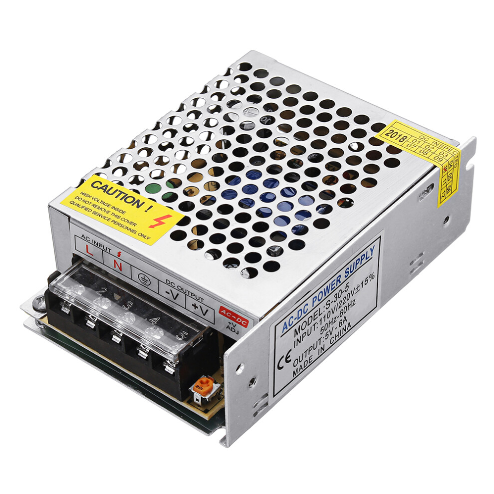 Ac110v/220V To Dc5v 6A 30W Power Supply Ing Transformer Adapter For Led Strip Light 300023721716