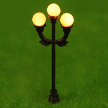 5Pcs Mini Street Light Model Antique Fairy Garden Home Miniature DIY Micro Landscape Resin Craft