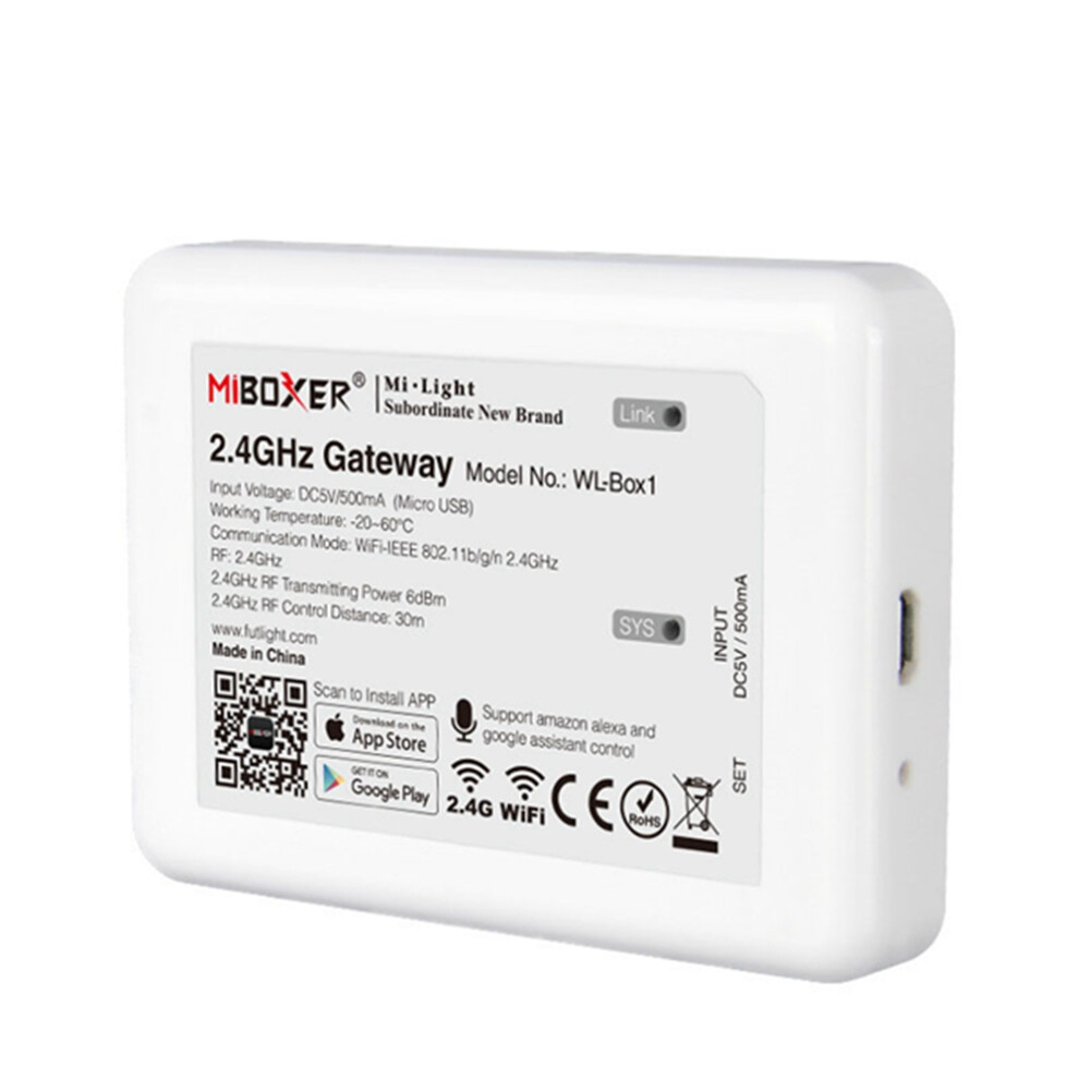 Miboxer Wl-Box1 2.4Ghz Wifi Smart Controller For Mi- Rf Series Product Dc5v Light 6906141564842