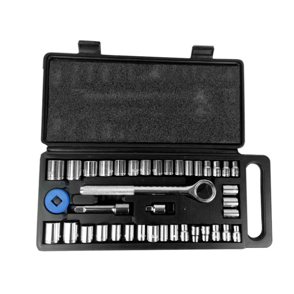 New 40Pcs Socket Wrench Set Combination Hand Tool Kit Socket Wrench Set Sockets Tool 623414373067