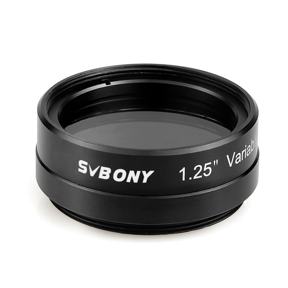 New Svbony 1.25 Variable Polarizing Filter For Astronomic Telescope Eyepiece -" Black 729601526428