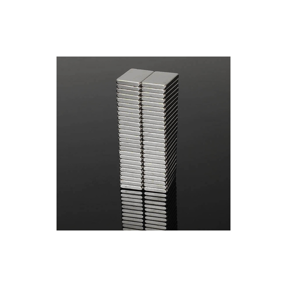 New 50Pcs N48 Super Strong Block Magnets 15X10x2mm Rare Earth Neodymium Magnets 623414389365