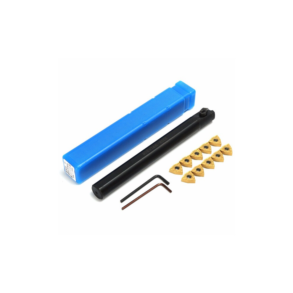 New S20r-Mwlnr08 Lathe Turning Tool Boring Bar Holder With 10Pcs Wnmg0804 Insert 623414380058