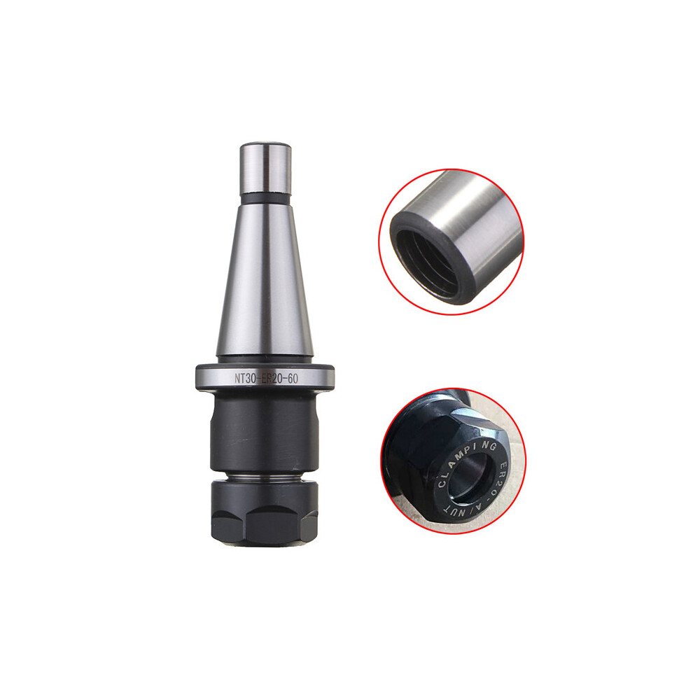 New Nt30 Er20 M12 Collet Chuck Tool Holder For Cnc Milling Lathe Tool 623414382373