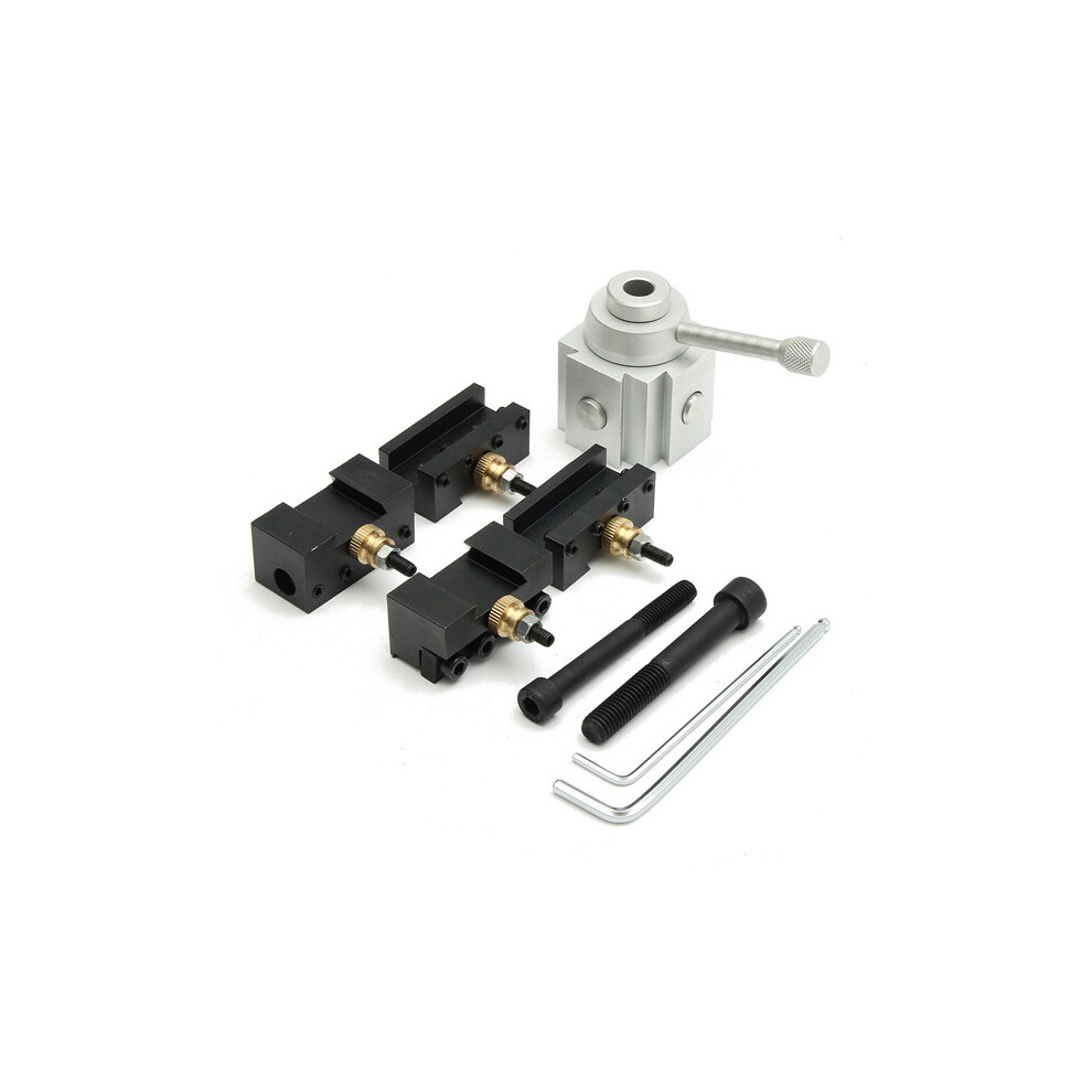 New Mini Lathe Quick Change Multifid Tool Post And Holder Kit For Lathe Processing 623414382861