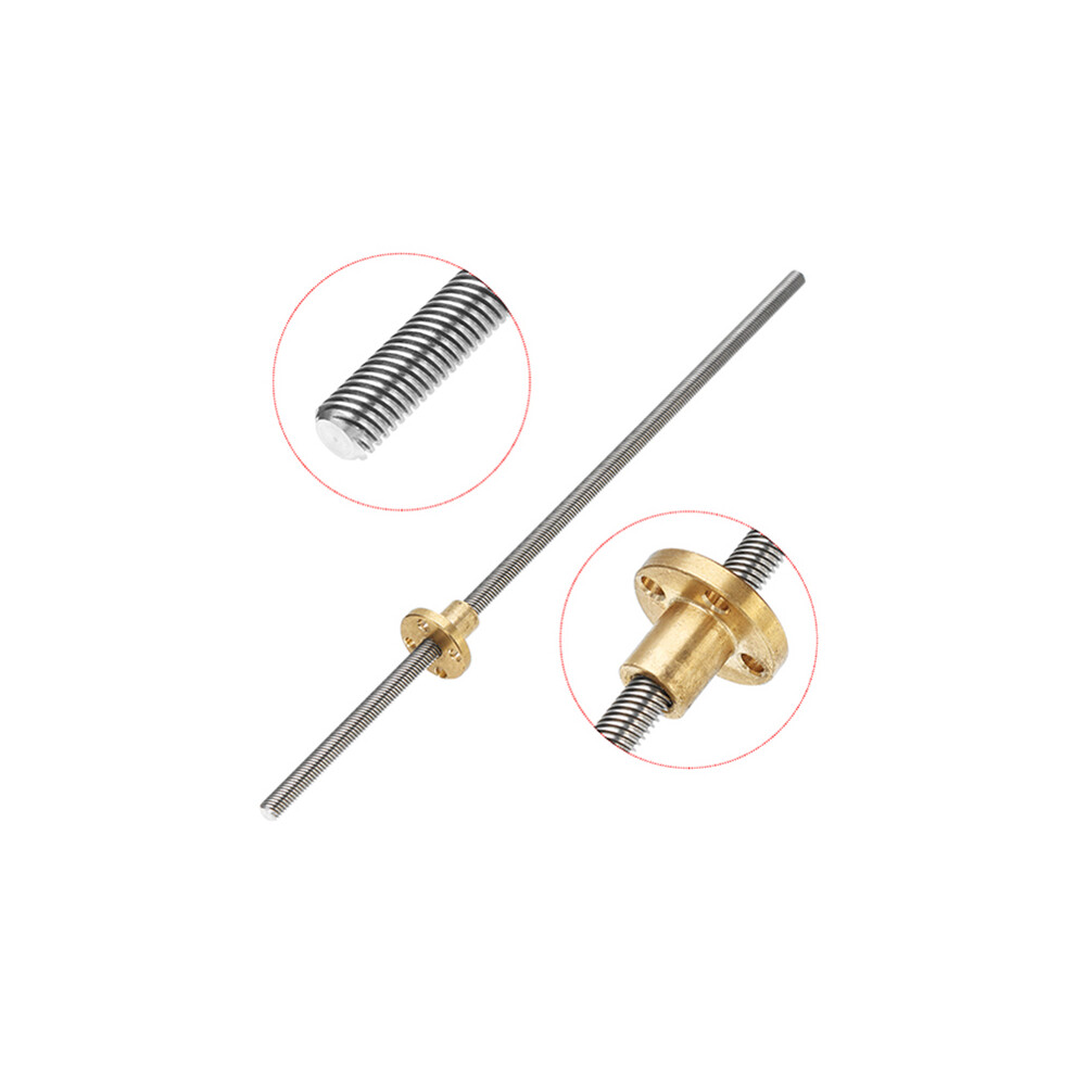 New Machifit T6 250Mm Lead Screw 6Mm Lead With Nut 623414384438
