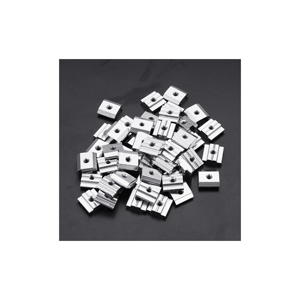 New Machifit 50Pcs 30M4 T Sliding Nut M4 Block Square Nuts For 3030 Aluminum Profile 623414383363