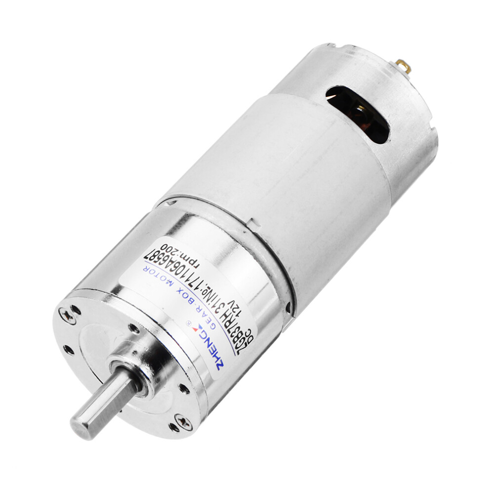 New Zhengke Zgb37rh 12V 200Rpm Gear Motor Reduction Motor Dc Motor 623414393850