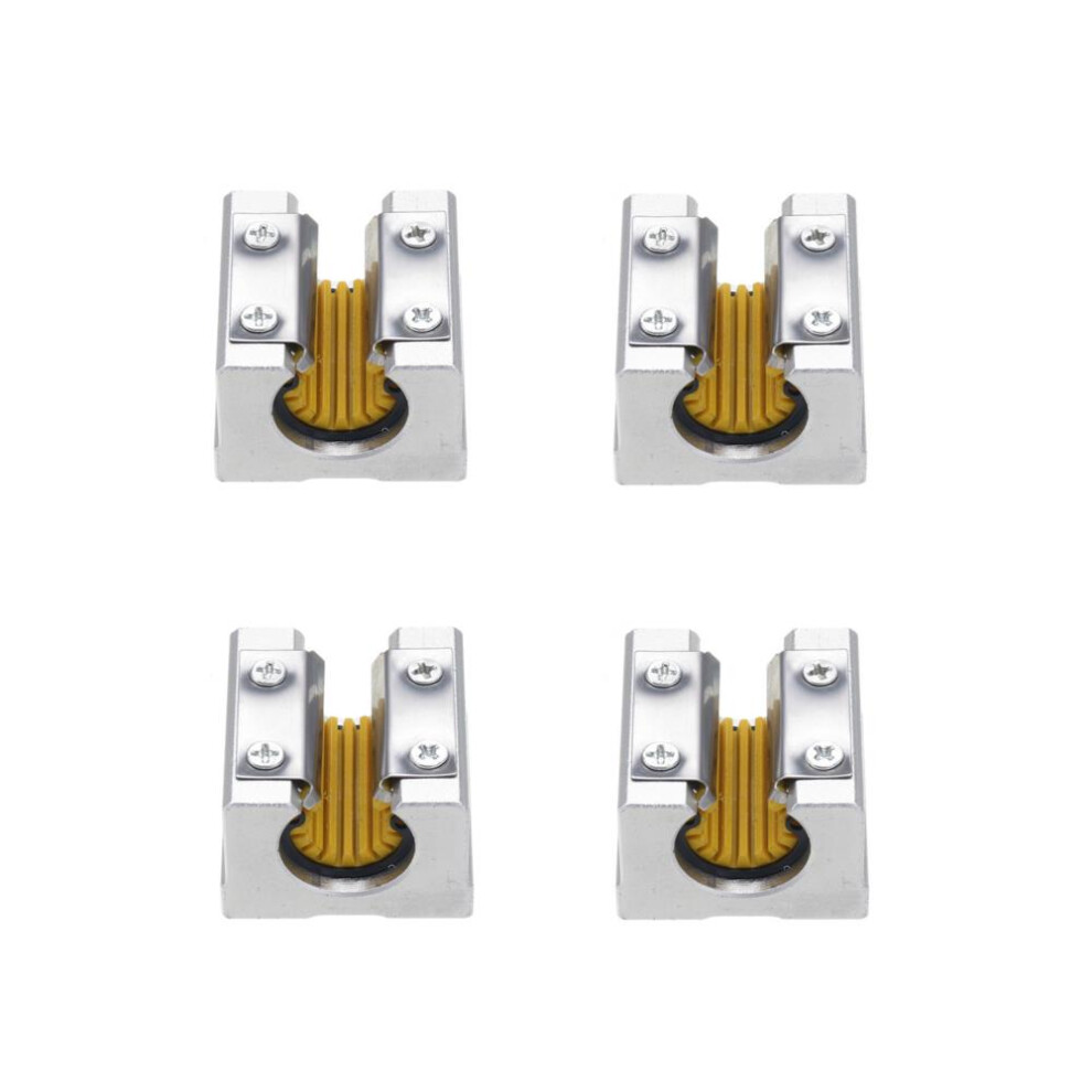 New Machifit 4Pcs Solid Polymer Sbr12uu 12Mm Open Block Linear Bearing Slide Cnc Router Linear Slide 623414385183