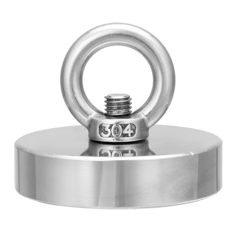 New 300Kg D75mm Neodymium Fishing Salvage Recovery Magnet For Detecting Metal Treasure 623414389006