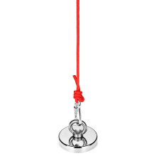 New Powerful Round Neodymium Magnet Hook Salvage Magnet Sea Fishing Equipments Holder for Bearing 400kg