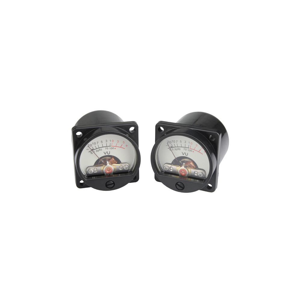New 2Pcs 500Vu Panel Vu Meter Audio Level Meter 6-12V Audio Level With Warm Backlight 729601510120