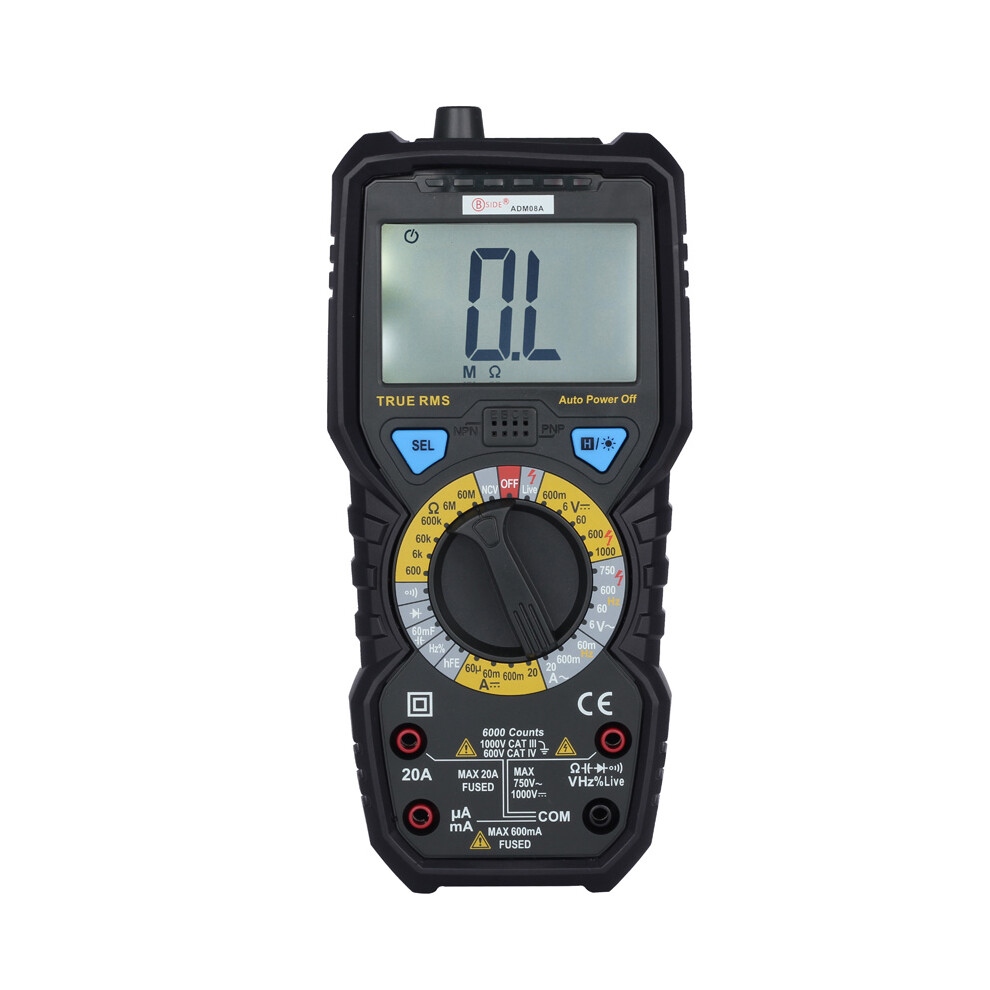 New Bside Adm08a 6000 Counts True Rms Digital Multimeter 623414398138
