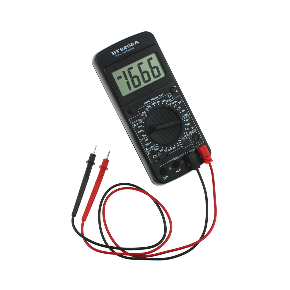 New Dt-9205A Digital Ac Dc Lcd Professional Electric Handheld Tester Multimeter 623414396158